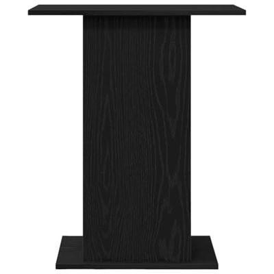 Aquariumstandaard 60,5x36x72,5 cm spaanplaat zwart eikenkleurig