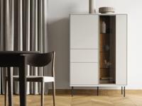 Commode EMPIRO 3 deuren 1 lade kasjmier met led - thumbnail