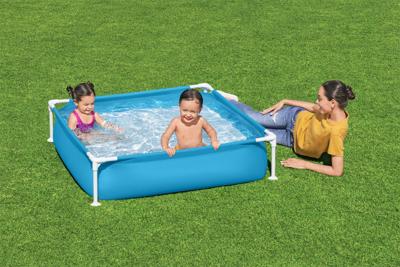 Bestway zwembad met stalen frame, 122x122x30,5 cm