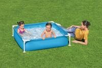 Bestway zwembad met stalen frame, 122x122x30,5 cm - thumbnail