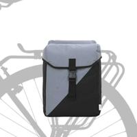 VidaXL Fietstas grijs en zwart 31.5 x 15.5 x 40 cm polyester - thumbnail