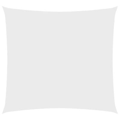 Zonnescherm vierkant 5x5 m oxford stof wit