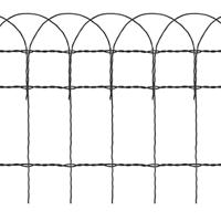 VidaXL Borderafscheiding 10x0,65 m gepoedercoat ijzer - thumbnail
