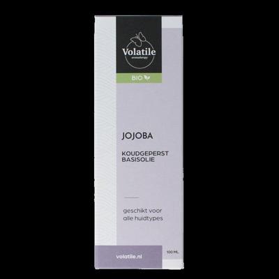 Jojoba koudgeperst basisolie bio glazen fles 100 Milliliter Jojoba koudgeperst basisolie bio glazen fles 100 Milliliter