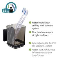 Wenko Vacuum-Loc Badkameraccessoire Quadro (Tandenborstel beker) - thumbnail