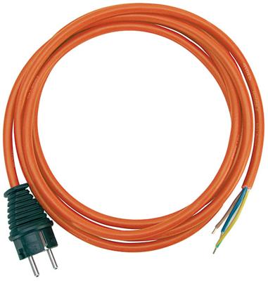 Brennenstuhl Bremaxx aansluitkabel (3 m kabel, voor langdurig gebruik buitenshuis IP44, inzetbaar tot -35 °C, Made in Germany) oranje