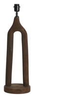 Light & Living Tafellamp 'Xitta' Mangohout, 55cm, kleur Donkerbruin (excl. kap) - thumbnail