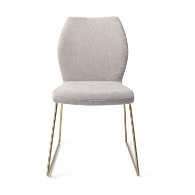 Jesper Home Eetkamerstoel 'Ikata' Slide Gold, kleur Pretty Plaster