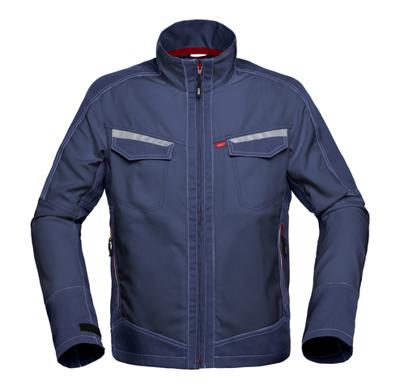 HaVeP 50172 Attitude werkjas (Kleur: grijs/zwart, Maat: L)