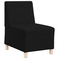 Fauteuil 55 cm stof zwart - thumbnail