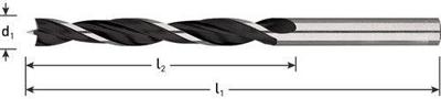Houtboor 15x160mm