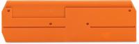 WAGO 880-346 Afsluit- en scheidingsplaat Oranje 100 stuk(s) - thumbnail