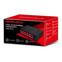 MERCUSYS 5-poorts 10/100/1000Mbps desktop Ethernet-switch/hub, Ethernet-splitter, bespaart stroom tot 82%, Plug & Play, geen configuratie vereist (MS105G) - thumbnail