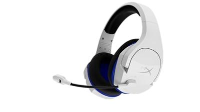 HyperX Cloud Stinger Core Over Ear headset Radiografisch Stereo Wit, Blauw Volumeregeling, Microfoon uitschakelbaar (mute) Gamen