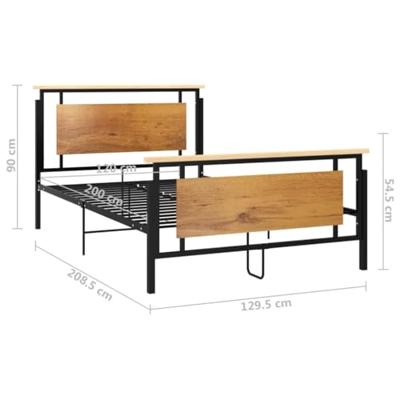 Bedframe metaal 120x200 cm Bedframe metaal 120x200 cm