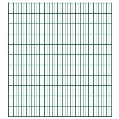 vidaXL Dubbelstaafmatten 2,008x2,23 m 18 m (totale lengte) groen vidaXL Dubbelstaafmatten 2,008x2,23 m 18 m (totale lengte) groen