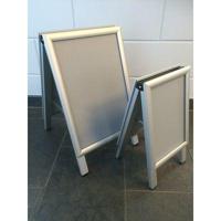 Stoepbord 21x30 cm Alu- verstek - A4 - thumbnail