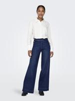 Only Onlberit Life L/s Shirt Wvn Blouse Snow White - thumbnail