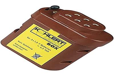 Kahlert Licht 60897 Batterijhouder Met aansluitbus 4.5 V