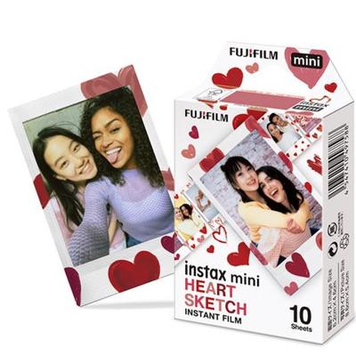 Fujifilm INSTAX mini Instant Film - Heart Sketch / 10 pack Fujifilm INSTAX mini Instant Film - Heart Sketch / 10 pack