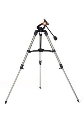 Celestron 22401 Inspire 70AZ Refractortelescoop met ingebouwde smartphone-adapter - met twee oculairs, 90° rechtopstaande beelddiagonaal, in hoogte verstelbaar statief en accessoirehouder, Blauw