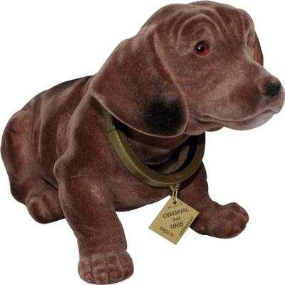 Rakso Kunststofferzeugnisse 563014 Knikkende hond (l x b) 30 cm x 10 cm Bruin