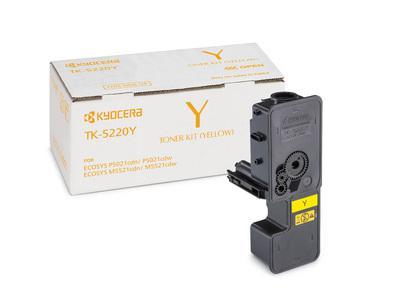 Kyocera Toner TK-5220 Y Origineel Geel 1200 bladzijden 1T02R9ANL1 Kyocera Toner TK-5220 Y Origineel Geel 1200 bladzijden 1T02R9ANL1