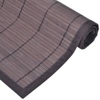 VidaXL 6 placemats bamboe 30 x 45 cm donkerbruin - thumbnail