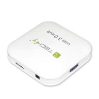 TECHly IUSB3-HUB4-WH 1+4 poort 3.2 Gen 1-hub (USB 3.0) wit - thumbnail