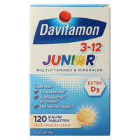 Davitamon Junior 3+ Kauwtablet Vitamines Multivrucht - thumbnail