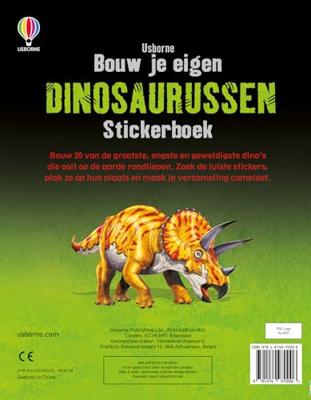 WPG Uitgevers Bouw je eigen dinosaurussen stickerboek WPG Uitgevers Bouw je eigen dinosaurussen stickerboek