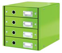Ladenbox Leitz WOW Click & Store 4 laden groen - thumbnail