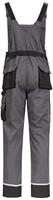 NITRAS SAFETY Nitras "motion tex plus" salopette dungarees nitras mot.tex plus 48 grey/black - thumbnail