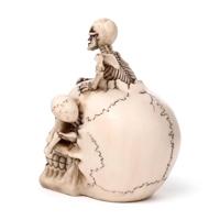 Schedel met barstende skeletten - thumbnail
