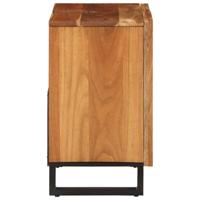 Wastafelkast 62x34x58 cm massief acaciahout - thumbnail