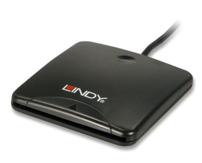 LINDY USB 2.0 Smart Card Reader Chipkaartlezer LINDY USB 2.0 Smart Card Reader Chipkaartlezer