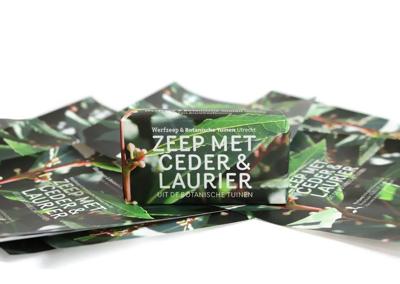 Werfzeep - botanische tuinen - ceder & laurier