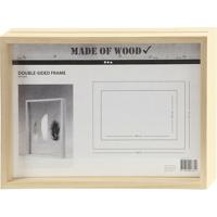 Creativ Company Dubbelzijdige lijst, d: 4,5 cm, afm 22,1x30,8 cm, 1 stuk - thumbnail