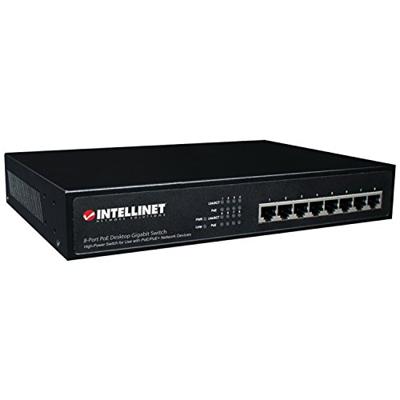 Intellinet 560641 Netwerk switch 8 poorten 1 GBit/s PoE-functie Intellinet 560641 Netwerk switch 8 poorten 1 GBit/s PoE-functie