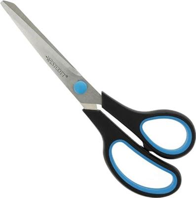 Westcott E-30283 00 Universele schaar Rechtshandig 201 mm Zwart, Blauw