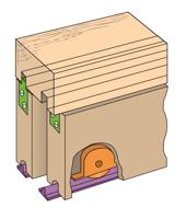 D6-Loretto verpakte set, 1800mm - thumbnail