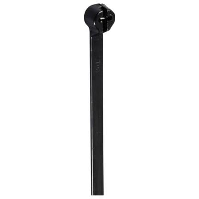 TRU COMPONENTS TC-12814196 Kabelbinder 370 mm 4.8 mm Zwart Met metalen tong, UV-bestendig 100 stuk(s)