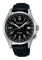 Horlogeband Seiko 6R15-02N0 / SARG007 / L0AX011J0 Leder Zwart 20mm - thumbnail