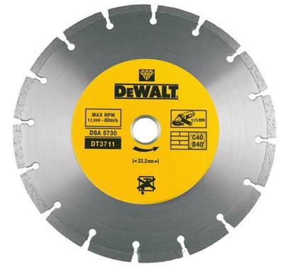 DeWALT DT3711 Diamantschijf Gesegmenteerd 125x22,23mm