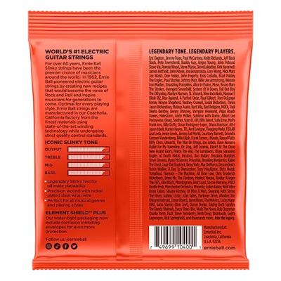 Ernie Ball Skinny Top Heavy Bottom Slinky 7-snarige nikkelomwonden snaren voor elektrische gitaar, 10-62 gauge