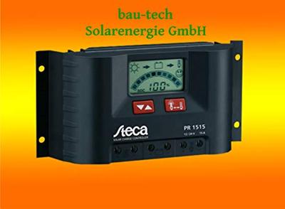 Steca PR 1515 Laadregelaar voor zonne-energie PWM 12 V, 24 V 15 A