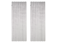 LOOKS by Wolfgang Joop Velours gordijnen 135 x 245 cm (Lichtgrijs) - thumbnail