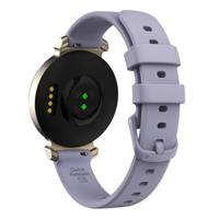 By Qubix - Siliconen bandje - Mauve - Compatible met Garmin Lily 2 - Compatible Garmin bandje - thumbnail