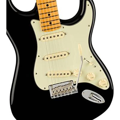Fender American Professional II Stratocaster Black MN elektrische gitaar met koffer - thumbnail
