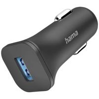 Hama USB-oplader 6.00 W 1x USB-A Zwart Auto, Vrachtwagen - thumbnail